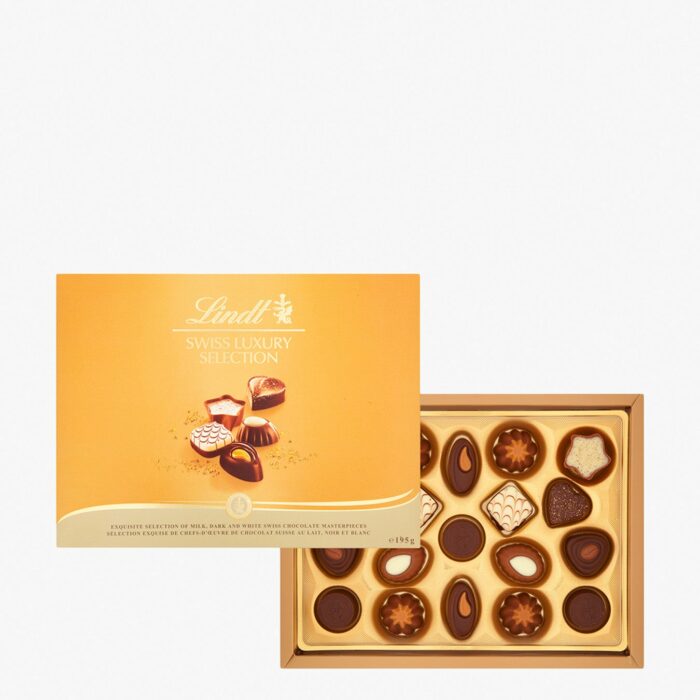 Lindt Swiss Luxury Selection Chocolate Box 195g