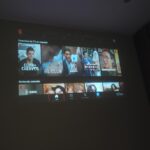 Smart HY300pro 4K Projector with Android 11 TV, WiFi 6 Wireless 5.0, Auto Vertical Correction, 180 Rotatable Short Throw, Portable Movie Projector for Home Theater, Gaming & Smartphone Compatibility photo review