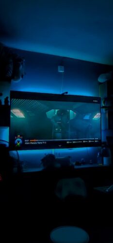 Smart HY300pro 4K Projector with Android 11 TV, WiFi 6 Wireless 5.0, Auto Vertical Correction, 180 Rotatable Short Throw, Portable Movie Projector for Home Theater, Gaming & Smartphone Compatibility photo review