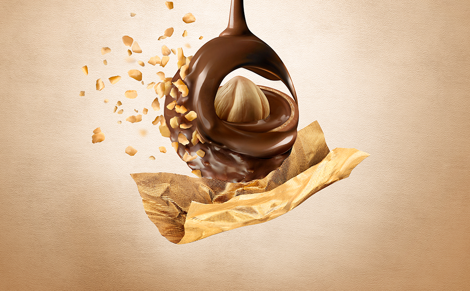 【Flash Sale】Ferrero Rocher 42-Piece Chocolate Pralines Gift Box (525g) – Milk Chocolate & Hazelnut Pralines, Perfect for Sharing or Self-Treating – Free Shipping