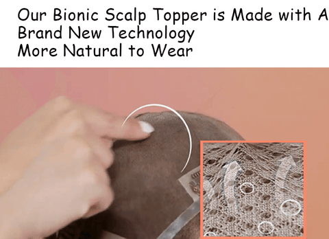 50% OFF 🔥HOT SALE🔥100% Human Hair TOPPERS With Bangs