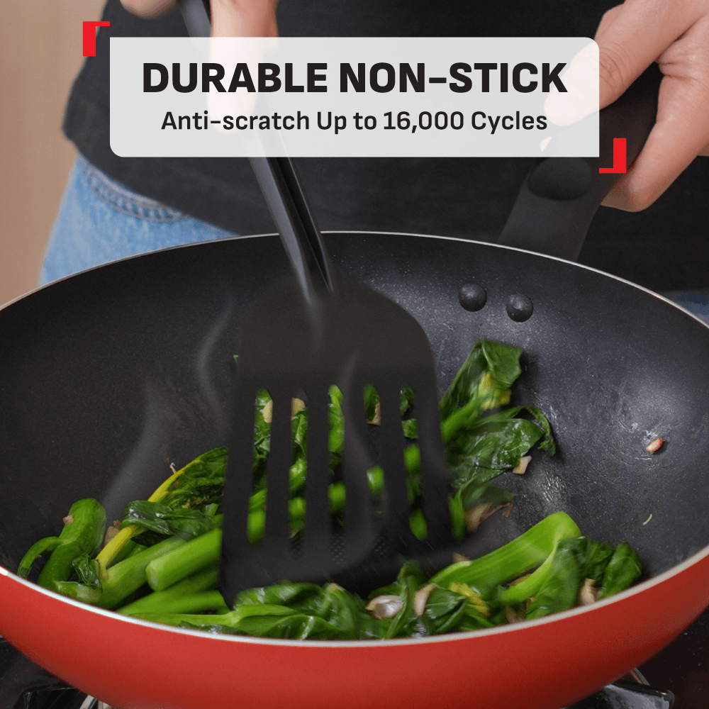 [gearhubui Exclusive] Tefal Supercook 9pcs set (Frypan 24cm, Wokpan 28cm, Stewpot 22cm & 24cm, 3 Spatulas)