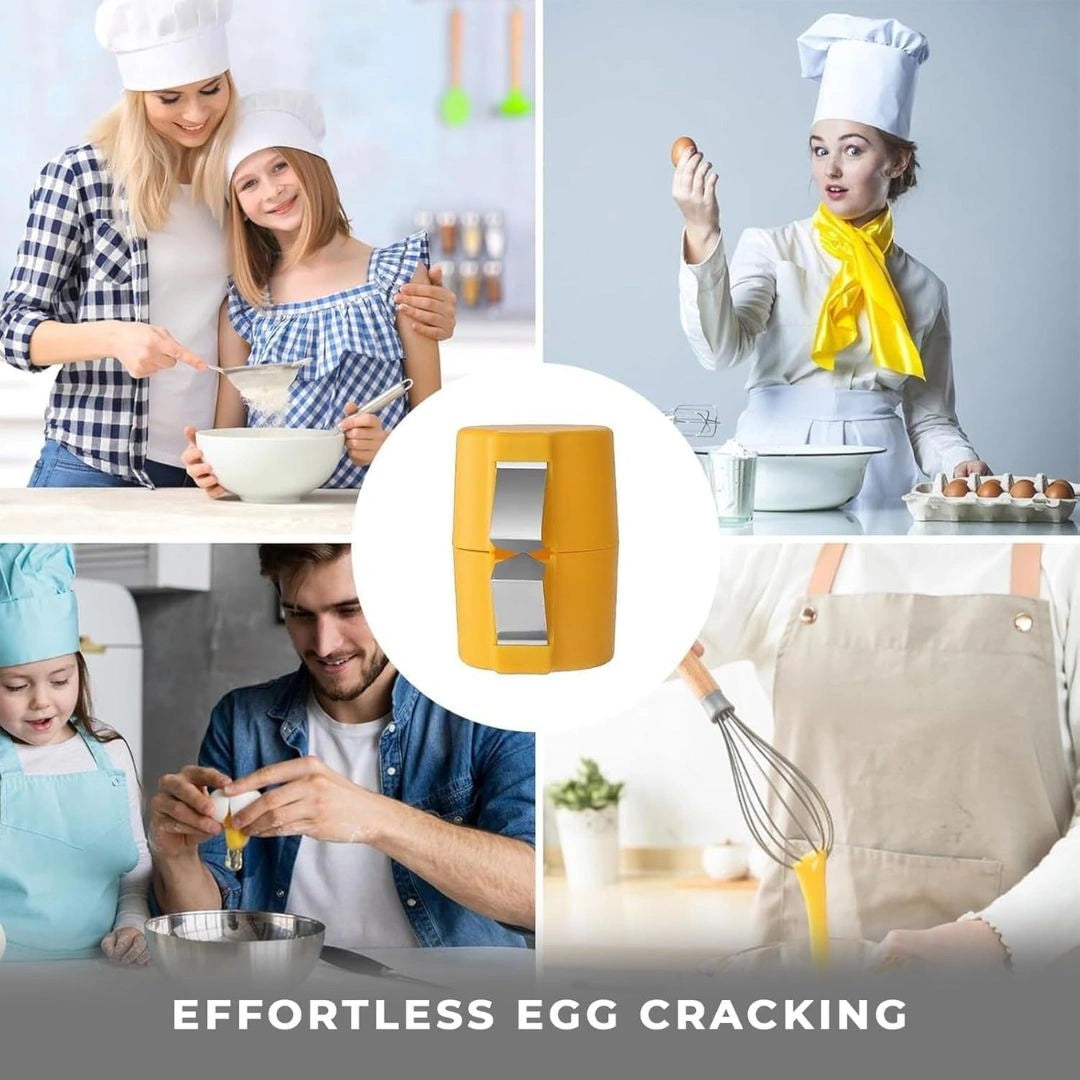 ⭐ Egg Shell Opener – Crack Eggs Perfectly in 1 Second (Buy 1 Get 1 FREE)